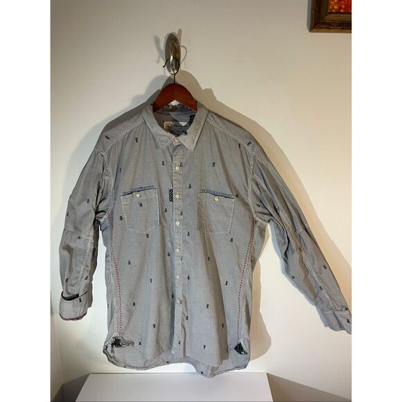 Robert Graham Men's Button Up Funky Dress Shirt Business Casual - Picture 12 of 16